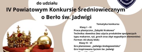IV Powiatowy Konkurs Średniowieczny o Berło Św. Jadwigi