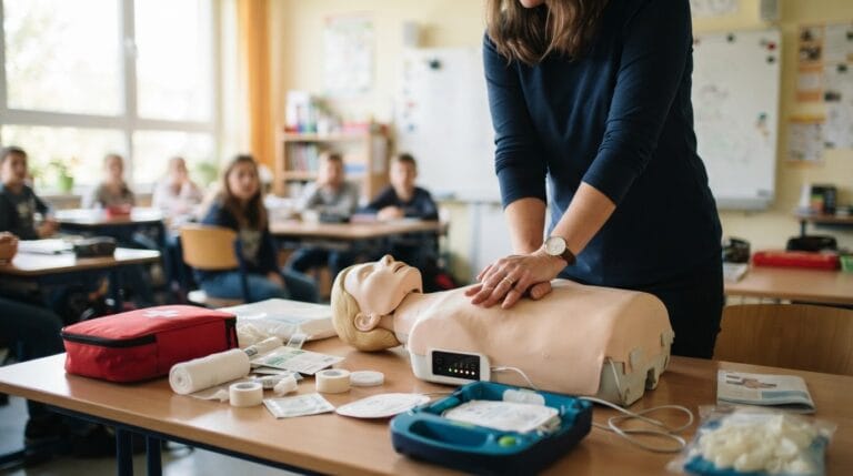 Pierwsza pomoc w szkole i na wycieczce – scenariusze, które każdy opiekun powinien znać
